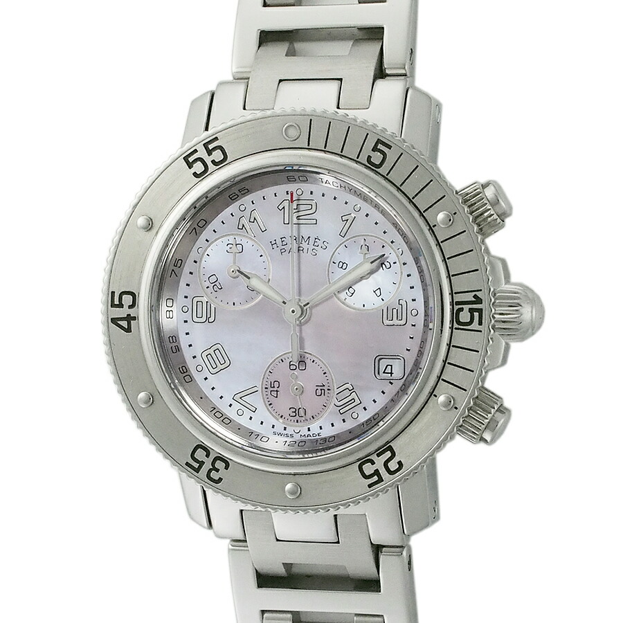 エルメス クリッパー ダイバー クロノグラフ CL2.310 保証書付【中古】【JS1922】｜Jewel＆Watch Supply