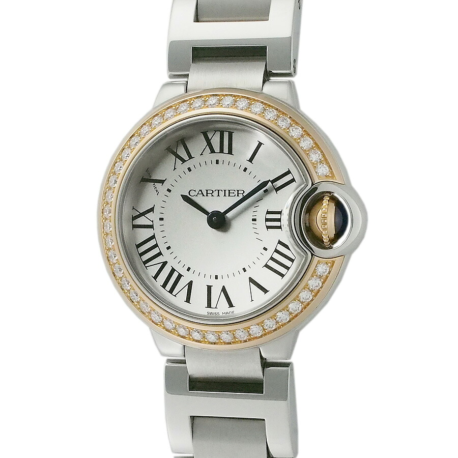 カルティエ バロンブルー SM 純正ダイヤベゼル WE902079 箱・Gカード付【中古】【JS1922】｜Jewel＆Watch Supply