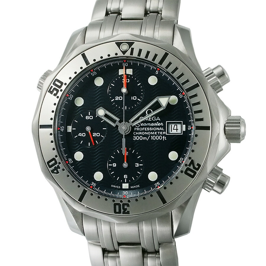 ゼロ シーマスター 専門的 300m クロノグラフ 2598.80【中古】【JS1949】