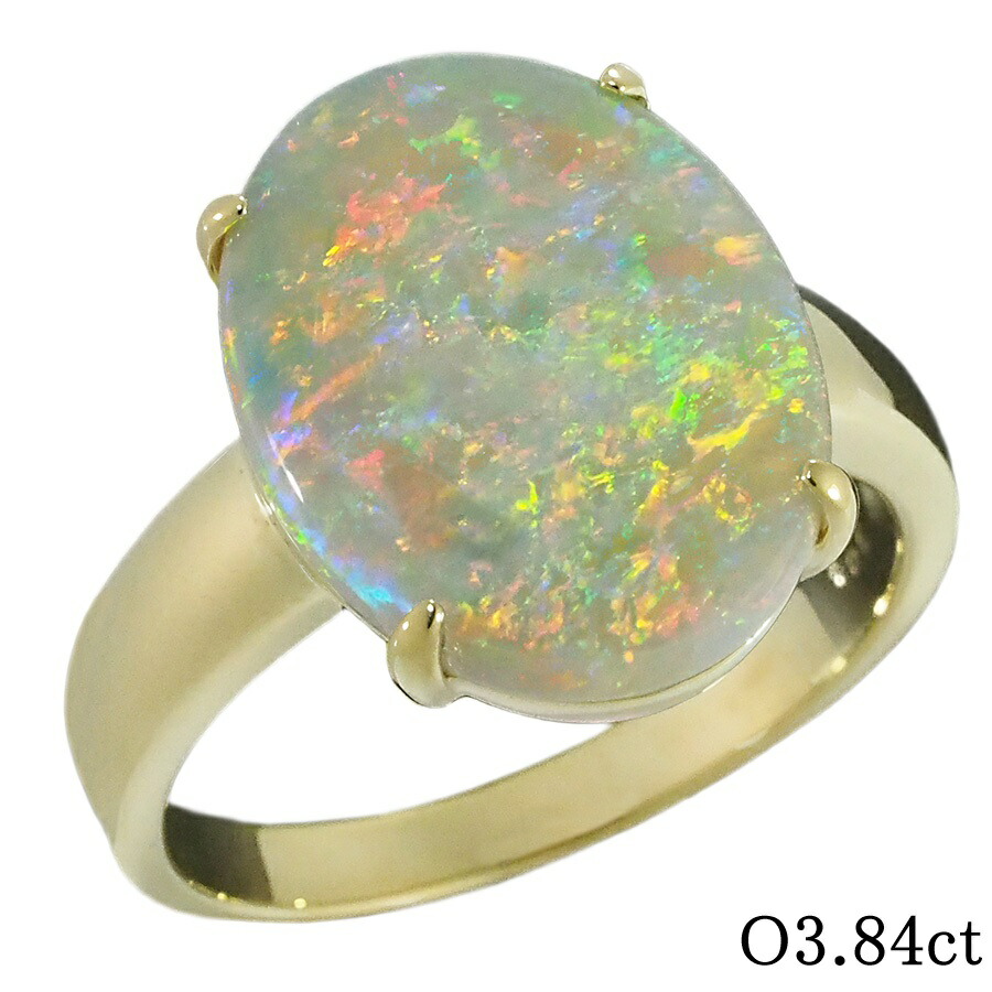 オパール/3.84ct リング K18YG 16号【中古】【JS1959】｜Jewel＆Watch Supply