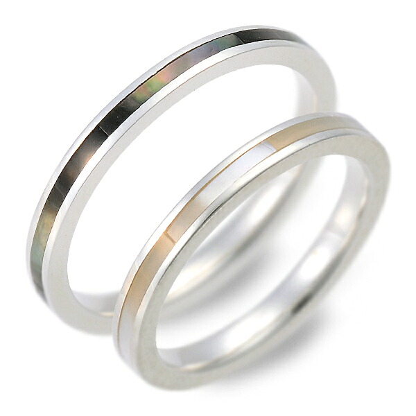 ペアリング ブランド AQUA SILVER アクアシルバー シルバー ホワイト 人気 ブランド プレゼント ペアリング カップル 2個セット｜アクセサリー専門店　ジェイウェル 23,606円