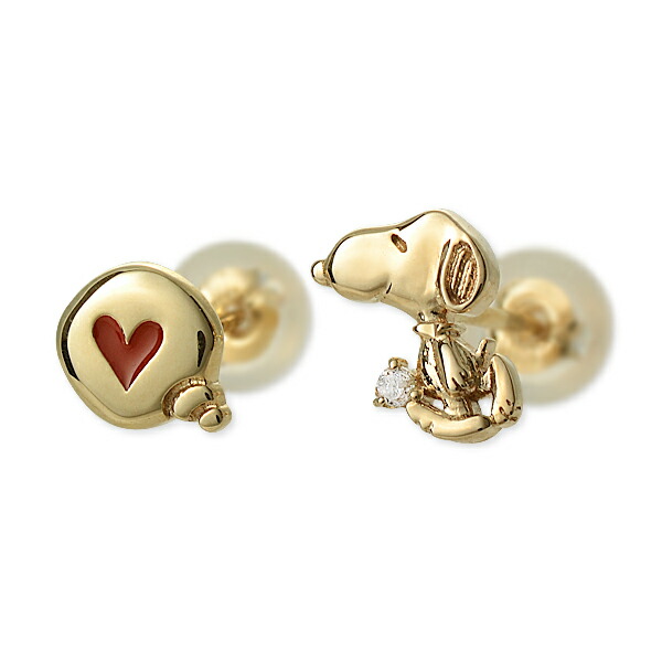 楽天市場 スヌーピー Snoopy ピアス パーティ 結婚式 ダイヤモンド イエロー 彼女 レディース クリスマスプレゼント 女性 ジェイウェルドットコム