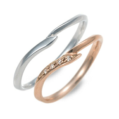 ペアリング ブランド LOVERS&RING ラバーズアンドリング ホワイト 人気 ブランド プレゼント ペアリング カップル 2個セット