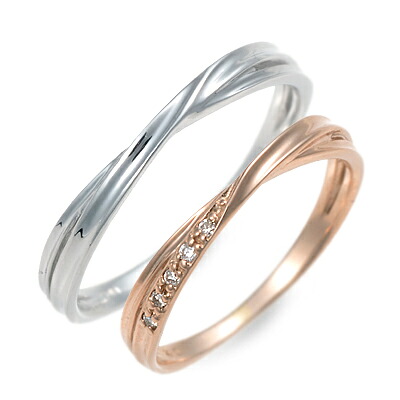 ペアリング ブランド LOVERS&RING ラバーズアンドリング ホワイト 人気 ブランド プレゼント ペアリング カップル 2個セット