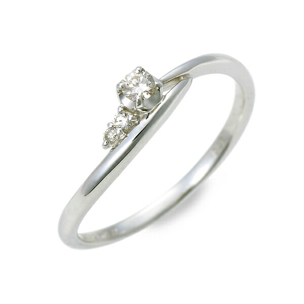 楽天市場】WISP ホワイトゴールド リング 指輪 婚約指輪 結婚指輪