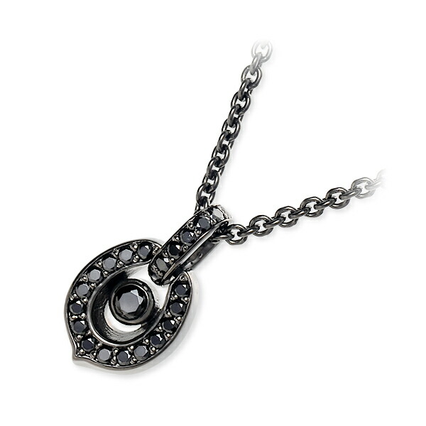 ヴェルヴェットラウンジ　スターダスト アイアンクロス ペンダント ネックレス 黒 ヴェルヴェットラウンジ スターダスト アイアンクロス