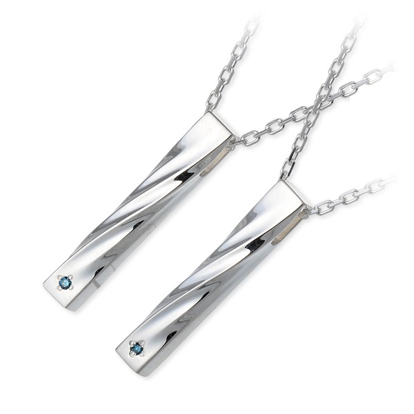 The Kiss ザ キッス シルバー ペアネックレス 大人 ダイヤモンド 人気 ブランド Prescriptionpillsonline Is