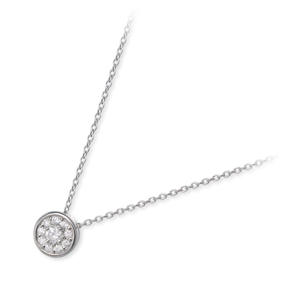 ダイヤモンド ネックレス シンプル Sweet 1 Diamond プラチナ 彼女 レディース 女性 誕生日 記念日 ギフトラッピング 送料無料 プレゼント