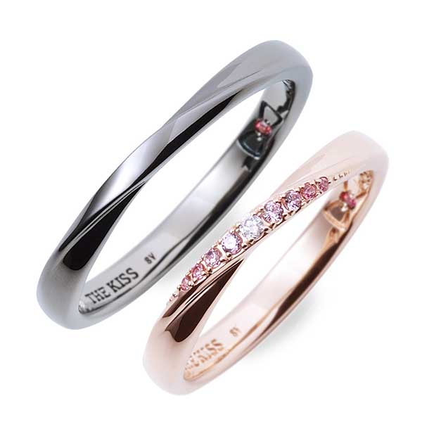 好評 シルバーペアリング The Kiss ペア カップル お揃い 誕生日プレゼント ギフト 超人気の Staffingc Com