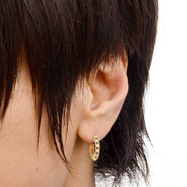 ピアス 片耳用 Collection ギフト ゴールドフープm S メンズ 彼氏 男性 誕生日プレゼント 人気デザイナー ゴールドフープm S