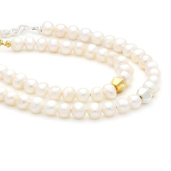 NO.16 パールブレスレット レディース 真珠 淡水パール 8mm 14K 通販