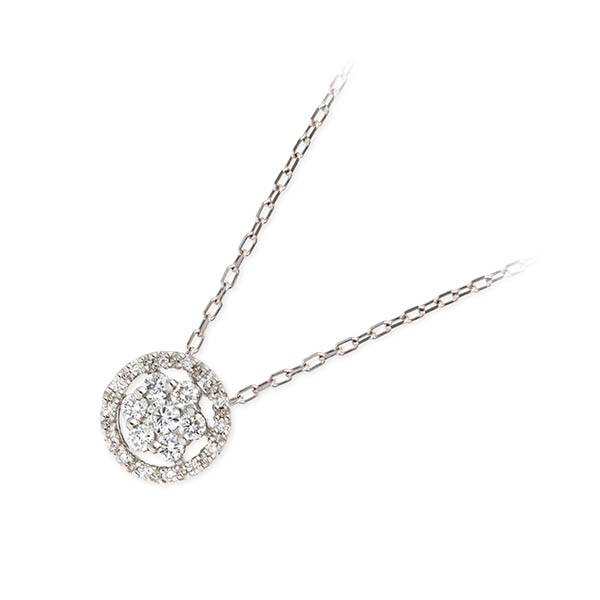 プラチナネックレス Rose Blanche レディース 彼女 女性 誕生日 ギフト プレゼント|アクセサリー専門店 ジェイウェル