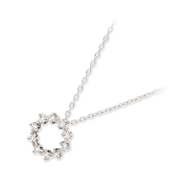 【当店限定】 結婚1周年 ネックレス レディース ダイヤモンド プラチナ 4代 5代 Sweet 1 Diamond 品質保証書 .11カラット Pt9 彼女 妻 奥さん 30代 女性 結婚1周年 ネックレス レディース 誕生日プレゼント ギフト 名入れ 刻印対応 即日配送 PCSL2144｜アクセサリー専門店　ジェイウェル