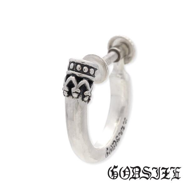 シルバーイヤリング GODSIZE メンズ 彼氏 男性 誕生日 ギフト プレゼント