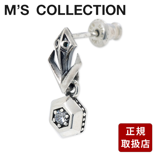 ピアス 片耳用 M's collection シルバー 彼氏 メンズ 誕生日 記念日 ギフトラッピング エムズコレクション プレゼント