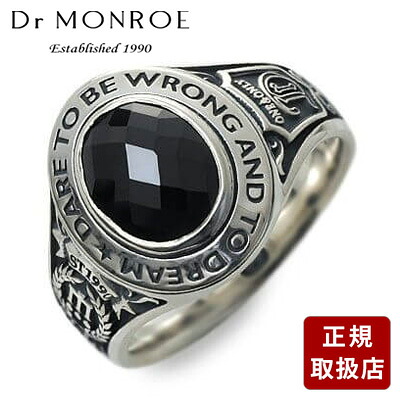 Dr MONROE ドクターモンロー シルバー リング 指輪 キュービック ブラック 彼氏 メンズ プレゼント|アクセサリー専門店 ジェイウェル