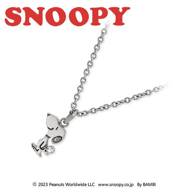 ステンレスネックレス スヌーピー (SNOOPY) レディース 彼女 女性 誕生日プレゼント ギフト