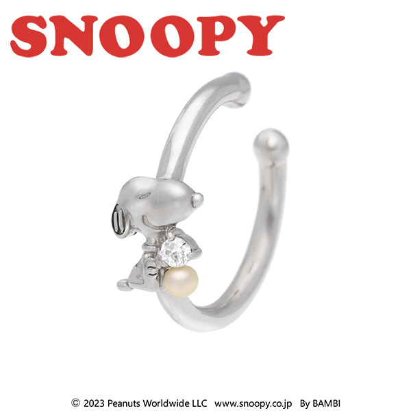 シルバーイヤーカフ スヌーピー (SNOOPY) レディース 彼女 女性 誕生日プレゼント ギフト