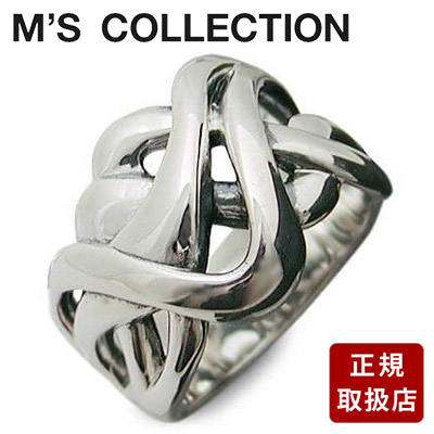 M's collection エムズコレクション シルバー リング 指輪 ホワイト 彼氏 メンズ プレゼント