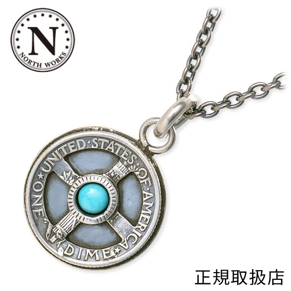 最終　モルガンスタンプワークネックレス　インディアンジュエリー　ノースワークス 最終 モルガンスタンプワークネックレス インディアンジュエリー