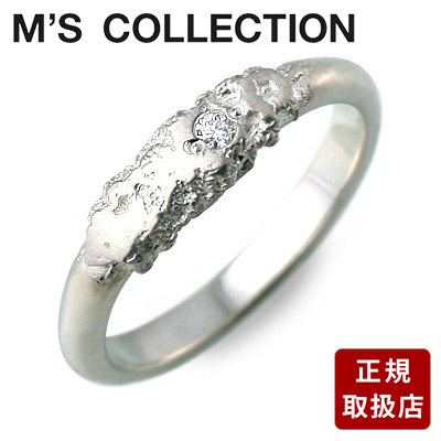 M's collection エムズコレクション シルバー リング 指輪 キュービック ホワイト プレゼント