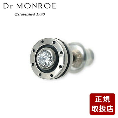 ピアス 片耳用 メンズ Dr MONROE ドクターモンロー シルバー キュービック ホワイト 彼氏 プレゼント