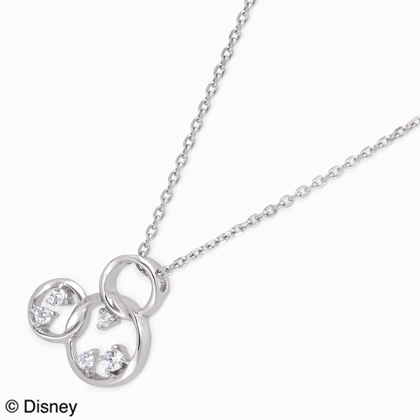 Disney ミッキーマウス シルバーネックレス VPCDS20318 レディース 彼女 女性 誕生日プレゼント ギフト｜アクセサリー専門店　ジェイウェル