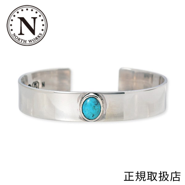 楽天市場】NORTH WORKS(ノースワークス)ターコイズ バングル シルバー