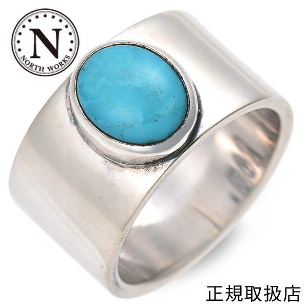 ノースワークス　ターコイズリング 楽天市場】NORTH WORKS(ノースワークス)ターコイズ リング メンズ