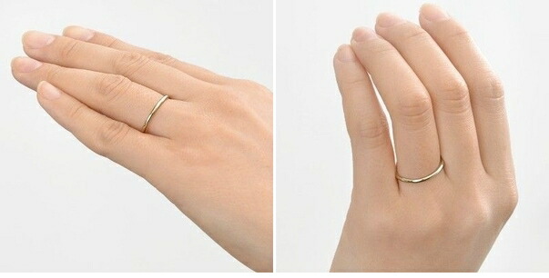 結婚指輪 マリッジリング イエロー プラチナ イエロー 楽ギフ リング