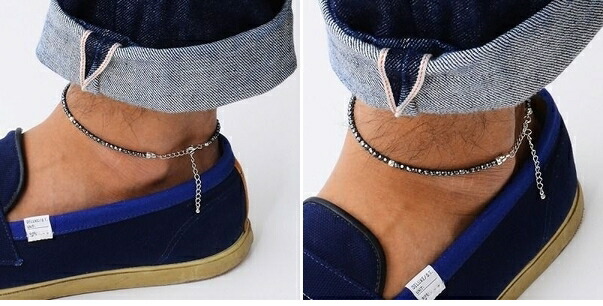 drops银子脚镯20几岁的30几岁的男朋友人生日礼物纪念日礼物包下降