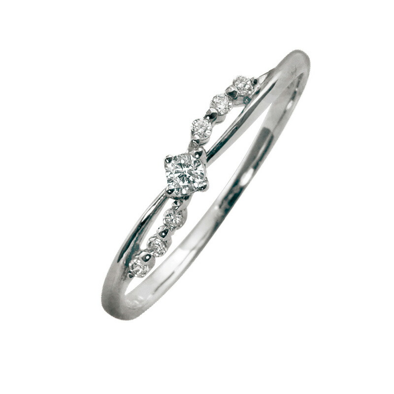 楽天市場】プラチナ リング ダイヤモンド リング 7石 セブンストーン