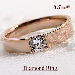 一粒ダイヤモンドリング ピンクゴールドK10 豪華天然ダイヤモンド0.20ct K10PG ピンキーリング 婚約 ブライダル ジュエリーショップ 結婚式 おすすめ ギフト プレゼント 受注製作｜ジュエリーアイ