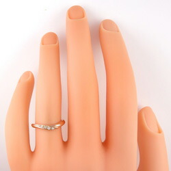 ダイヤモンド リング ピンクゴールドk18 K18pg 記念日 結婚式 アクセサリー ピンキーリング バースデー レディース アクセサリー サプライズ ギフト 贈り物 おすすめ プレゼント Deerfieldtwpportage Com