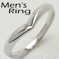 メンズ輪っか 白いことゴールドK18 K18WG V生産ライン青写真 men\u0027s佩び物 不死化日 差し上げ物 成人男性用宝飾品 おすすめ 差し上げ物