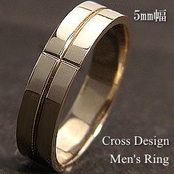 メンズリング 十字架クロスデザイン 誕生日プレゼント 記念日 men'sアクセサリー おすすめ プレゼント｜ジュエリーアイ
