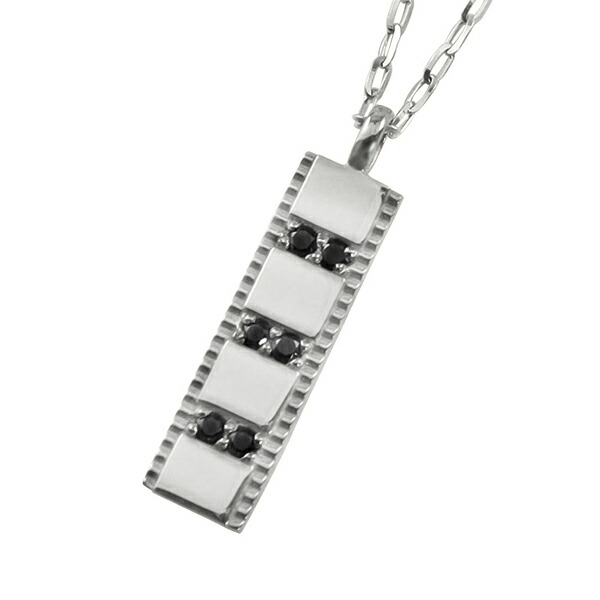 全ての メンズネックレス プレートデザイン ネックレス メンズ 18金 K18 ブラックダイヤモンド 6石 ゴールド ペンダント ゴールド シンプル チェーン アズキチェーン 50cm 1mm幅 男性用 大人 上品 オリジナル かっこいい オススメ おすすめ プレゼント 注目ブランド