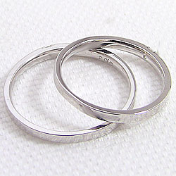 結婚指輪 プラチナ 一粒ダイヤ マリッジリング プレゼント pairring