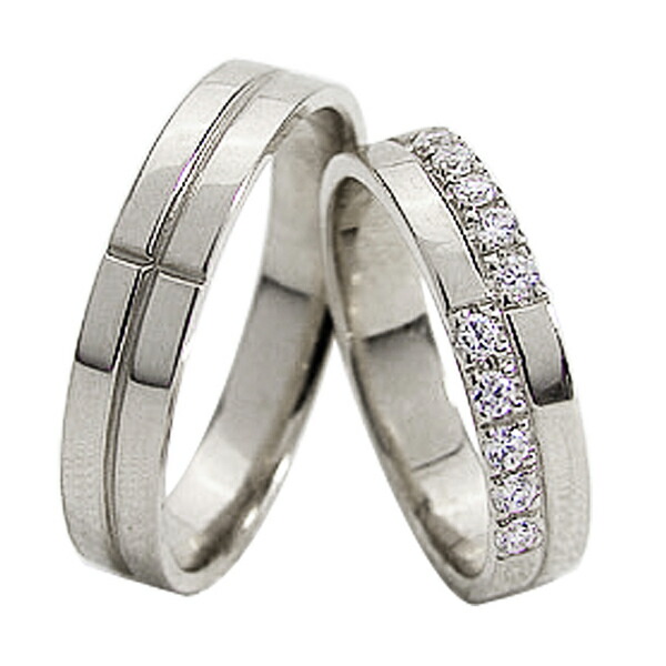肌触りがいい 楽天市場 結婚指輪 ゴールド クロス ダイヤモンド ペアリング マリッジリング 十字架 ホワイトゴールドk18 18金 2本セット ペア 文字入れ 刻印 可能 婚約 結婚式 ブライダル ウエディング おすすめ プレゼント ジュエリーアイ 新発売の Www