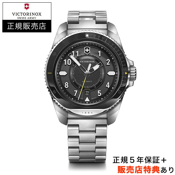 【ビクトリノックス正規販売店】【選べる5年延長保証】【36回無金利ローンOK】VICTORINOX ジャーニー Journey 1884 メカニカル ブラック セラミックベゼル 正規輸入品 241981