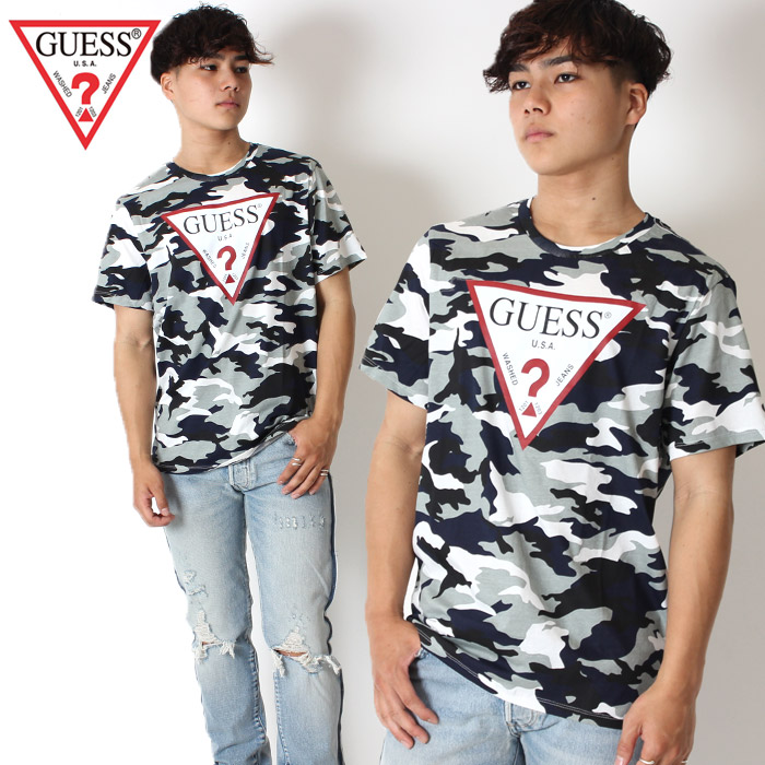 camo guess shirt