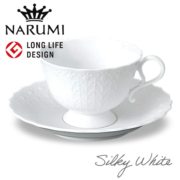 楽天市場】ナルミ シルキーホワイト コーヒーカップ＆ソーサー