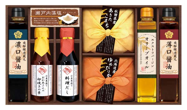 美食ファクトリー こだわり調味料とお米ギフト 〈CIH-50R〉