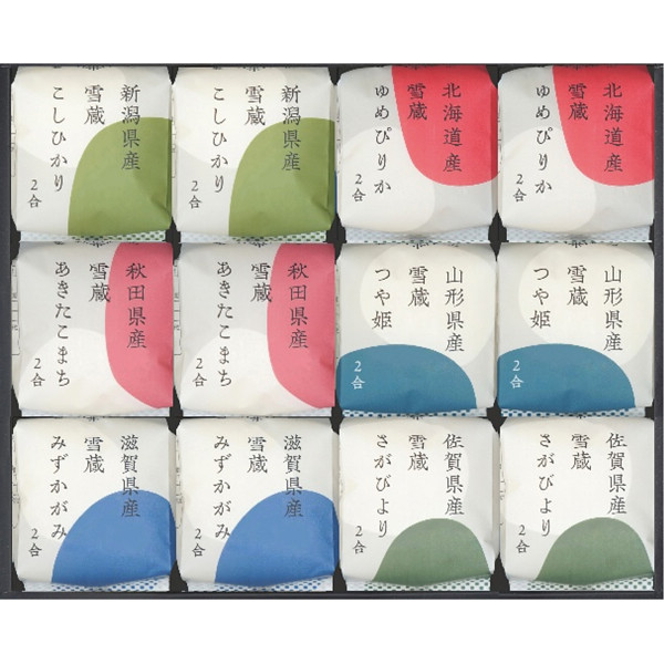 銘柄米食べ比べ 田心(12個) 〈12-TGK〉 季節限定 夏ギフト 2026 お中元 暑中見舞い 残暑見舞い 父の日 梅雨見舞い 帰省 お盆 手土産 お供え 祭り 差し入れ 内祝い お返し sdch|愛dealギフト-内祝い・引き出物