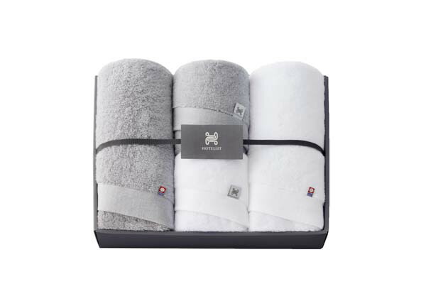 HOTELIST バス・フェイスタオルセット 〈Hｰ11147〉 SGR8A {セット
