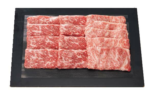 メーカー直送 お取り寄せ品 銀座吉澤 黒毛和牛 モモ・肩ロース すき焼き用(計550g) SGR8A