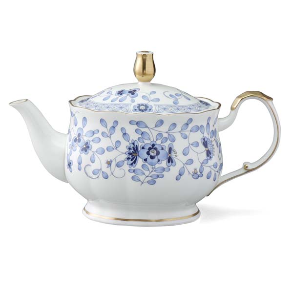 楽天市場】ナルミボーンチャイナ ミラノ ティーポット 790cc : ベルセーブ