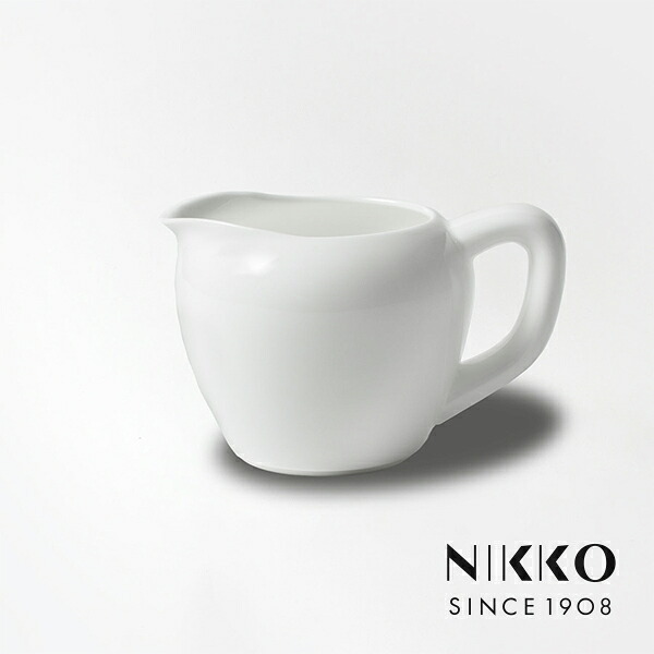 【受注生み出すこと】 柳宗理ボーンチャイナシリーズ クリーマー ニッコー NIKKO Sori Yanagi 〈1890Y-6190〉 食器 皮膚軟化剤 乳汁水さし 乳汁ポット 容れもの 白 瀬戸もの 今めかしい 納期は受注後約3か月