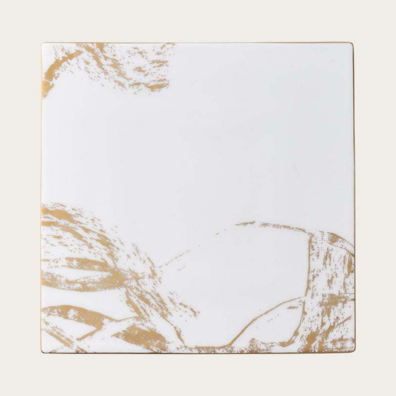 アラカルト 23.5珊スクエアフラットプレート 〈10-568L/94918〉 ノリ竹 Noritake 決まり品 お勤め用 労働者階級青少年 角皿 かざり付ける箱なし 皿・プレート-キッチン用品・食器・調理器具-キッズ用食器