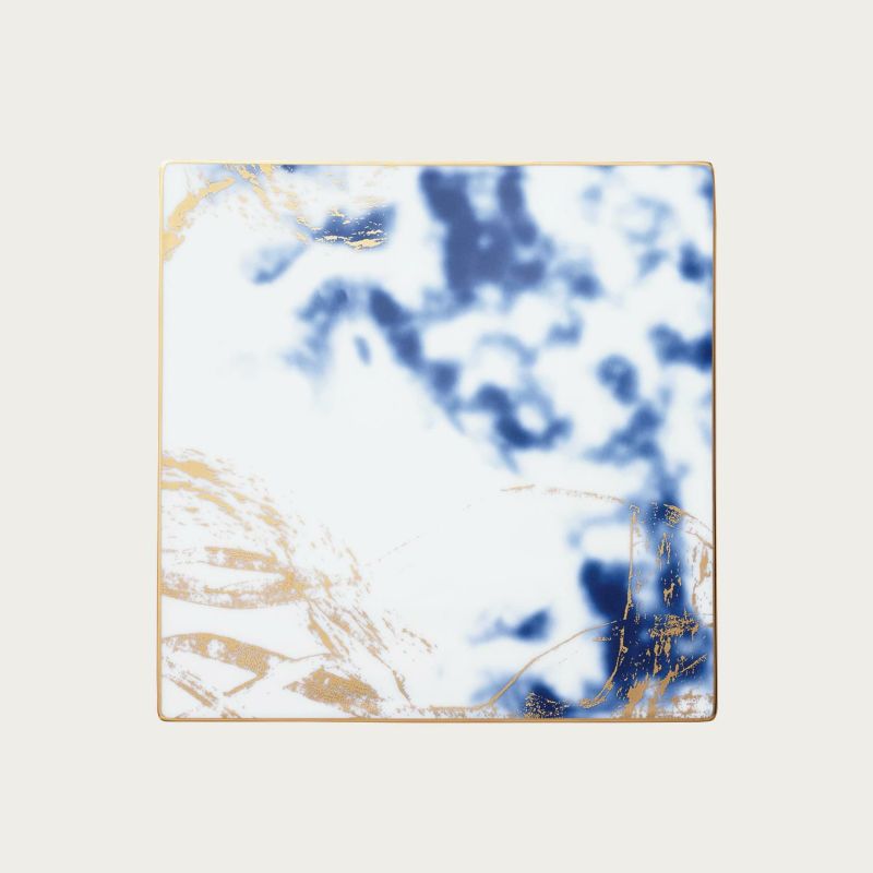 アラカルト 23.5珊スクエアフラットプレート 〈1665L/94918〉 ノリ竹 Noritake 決まり品 お勤め用 労働者階級青少年 角皿 かざり付ける箱なし キッズ用食器-皿・プレート
